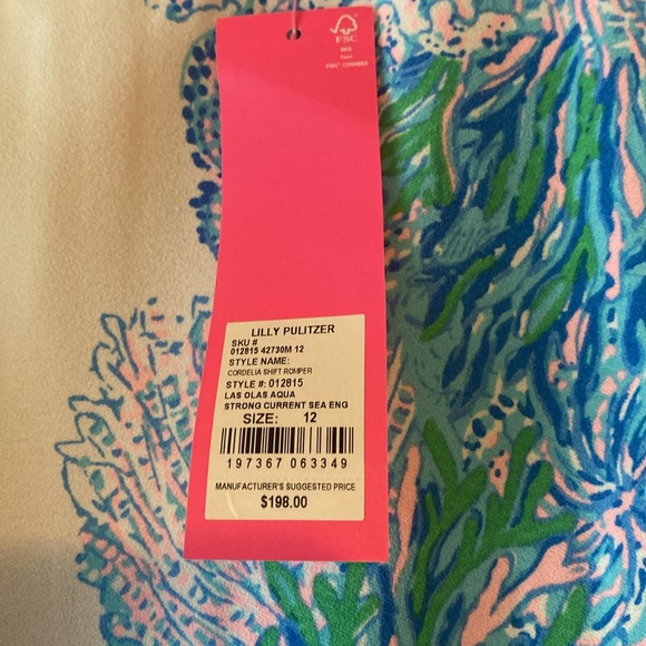 NWT Lilly Pulitzer Cordelia Shift Romper - Picture 3 of 3